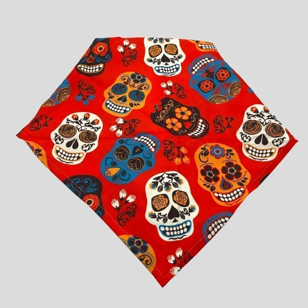 NWT Wool + Pepper Co. (3) Halloween Themed Dog Bandanas